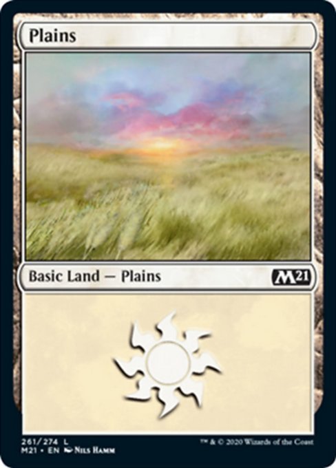 Plains (261) [Core Set 2021] | Jack's On Queen