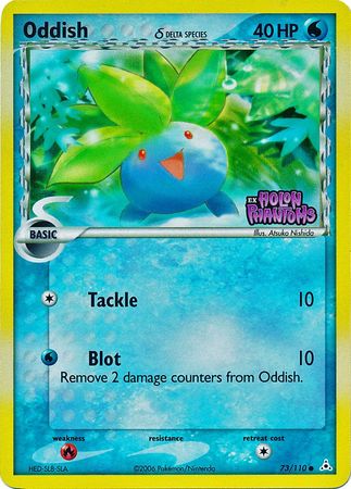 Oddish (73/110) (Delta Species) (Stamped) [EX: Holon Phantoms] | Jack's On Queen