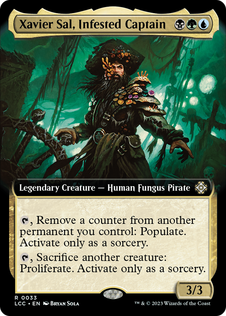 Xavier Sal, Infested Captain (Extended Art) [The Lost Caverns of Ixalan Commander] | Jack's On Queen