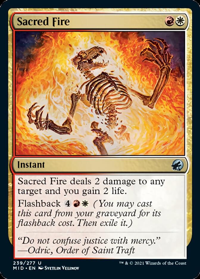 Sacred Fire [Innistrad: Midnight Hunt] | Jack's On Queen