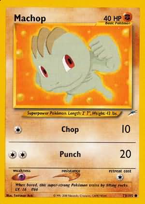 Machop (73/105) [Neo Destiny Unlimited] | Jack's On Queen