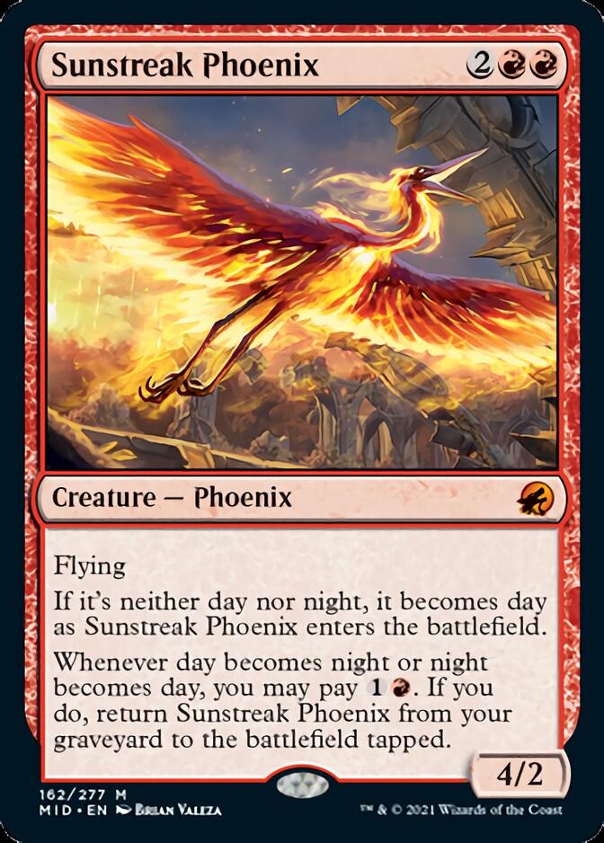 Sunstreak Phoenix [Innistrad: Midnight Hunt] | Jack's On Queen