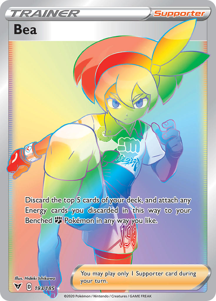Bea (193/185) [Sword & Shield: Vivid Voltage] | Jack's On Queen