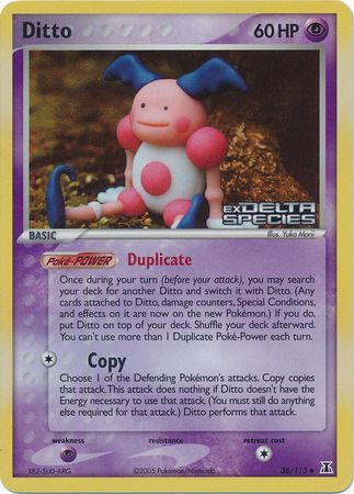 Ditto (38/113) (Stamped) [EX: Delta Species] | Jack's On Queen