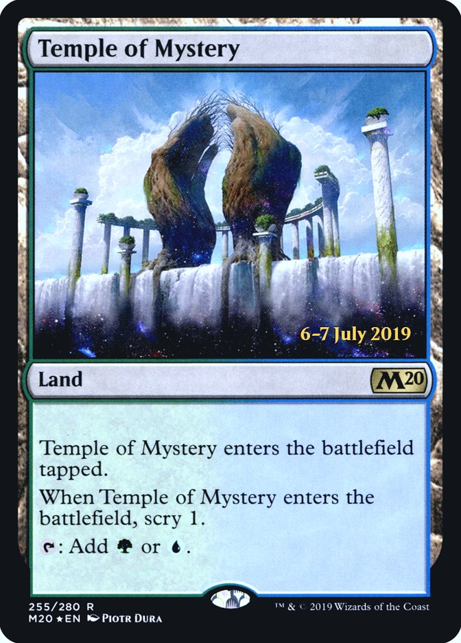 Temple of Mystery  [Core Set 2020 Prerelease Promos] | Jack's On Queen