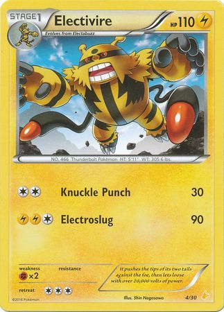 Electivire (4/30) [XY: Trainer Kit 3 - Pikachu Libre] | Jack's On Queen