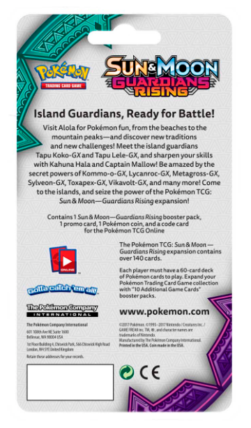 Sun & Moon: Guardians Rising - Single Pack Blister (Tsareena) | Jack's On Queen