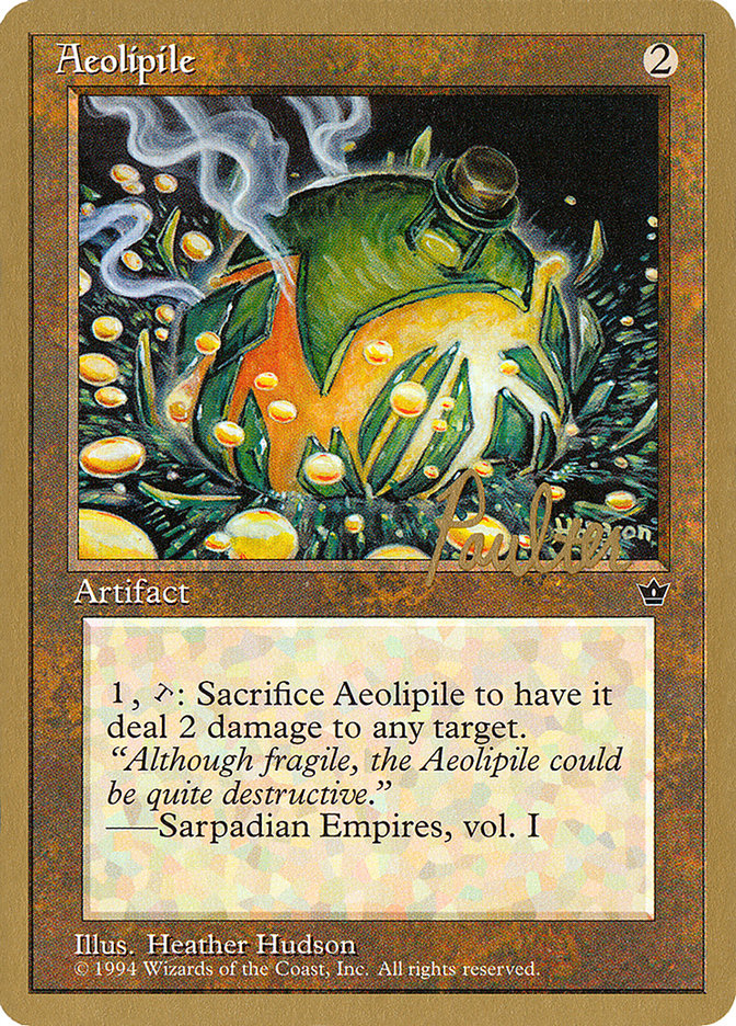 Aeolipile (Preston Poulter) [Pro Tour Collector Set] | Jack's On Queen