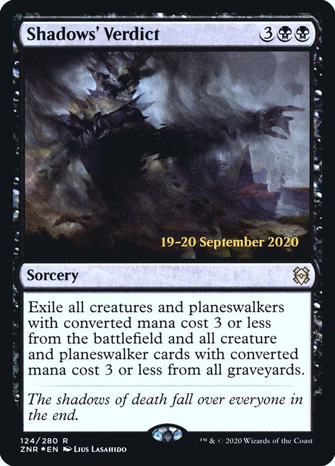 Shadows' Verdict  [Zendikar Rising Prerelease Promos] | Jack's On Queen
