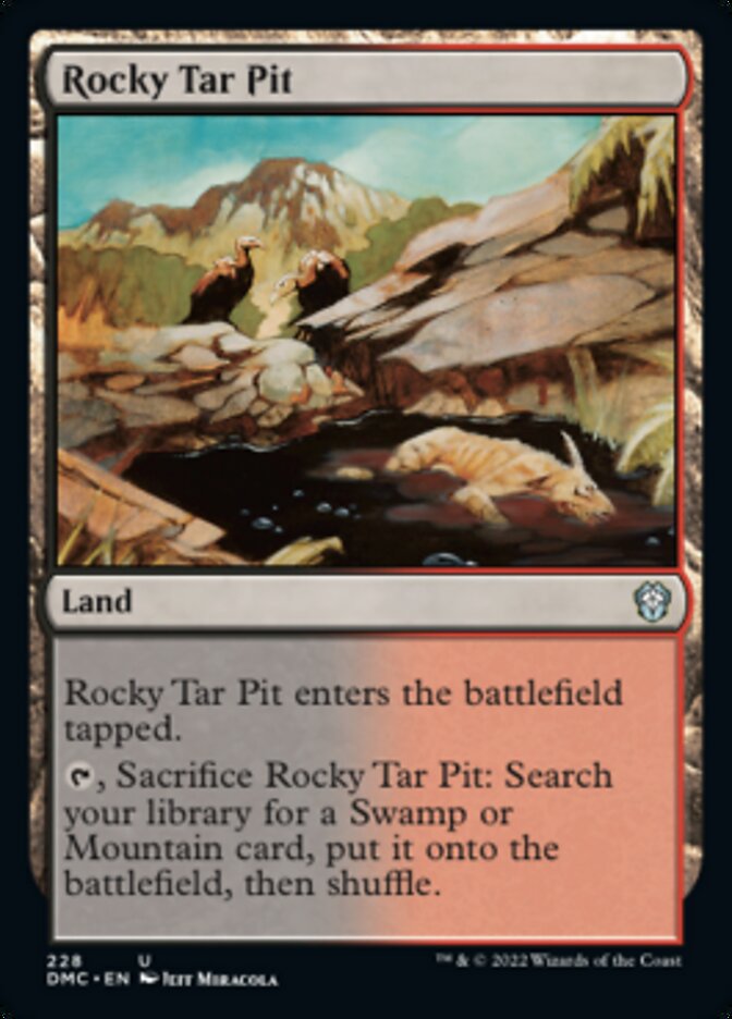 Rocky Tar Pit [Dominaria United Commander] | Jack's On Queen