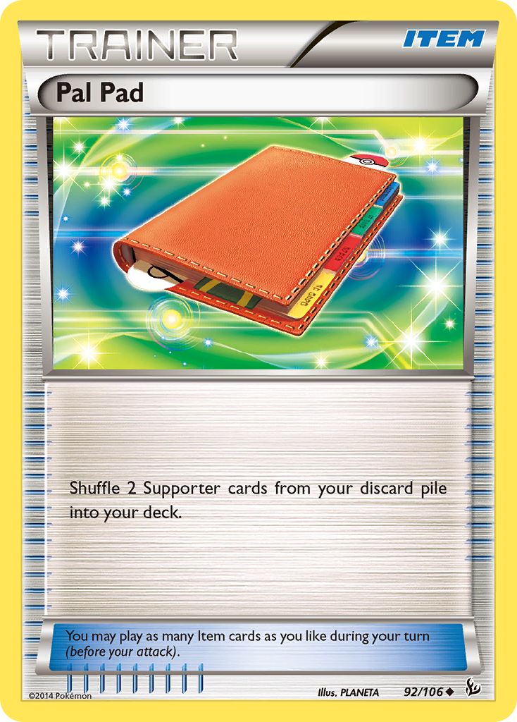 Pal Pad (92/106) [XY: Flashfire] | Jack's On Queen