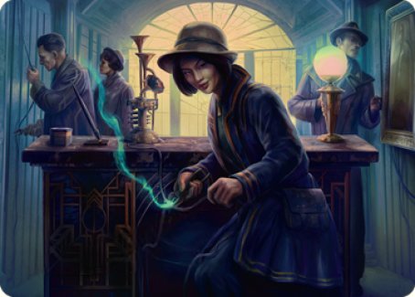 Wiretapping Art Card [Streets of New Capenna Art Series] | Jack's On Queen