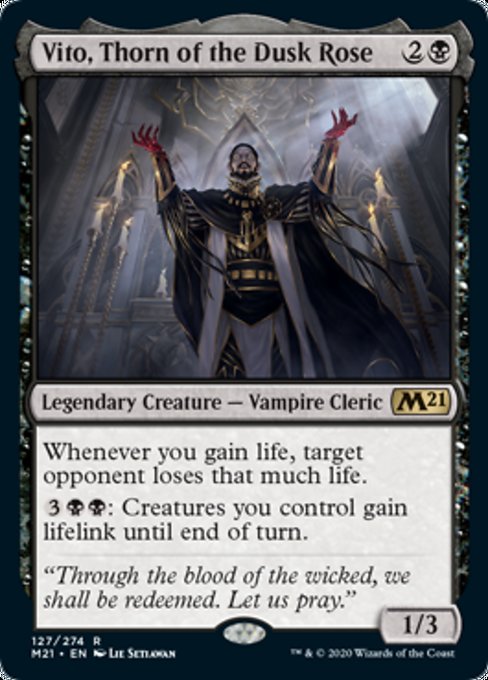 Vito, Thorn of the Dusk Rose [Core Set 2021] | Jack's On Queen