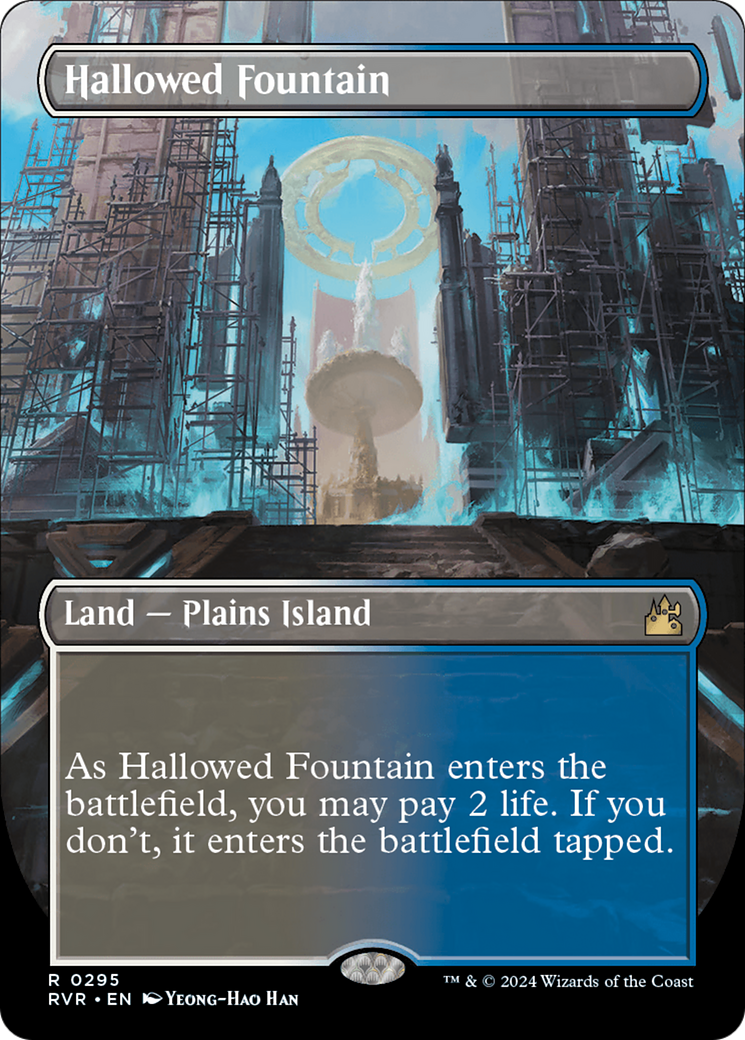 Hallowed Fountain (Borderless) [Ravnica Remastered] | Jack's On Queen