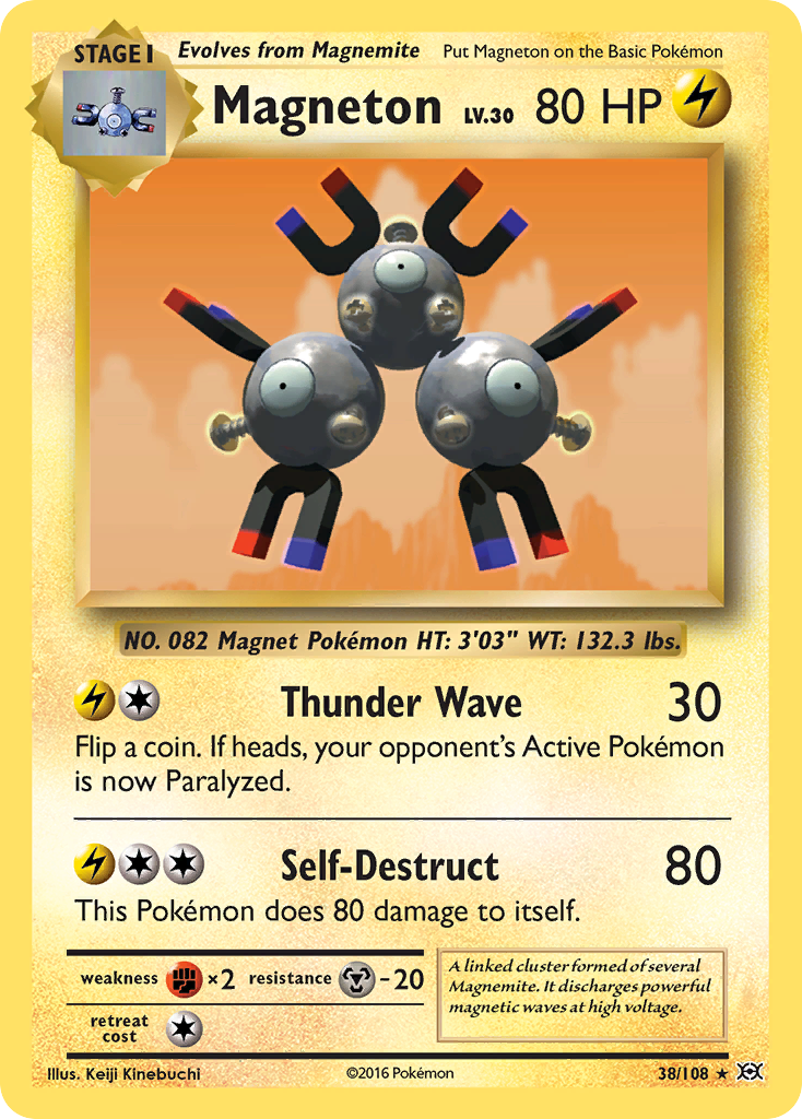 Magneton (38/108) [XY: Evolutions] | Jack's On Queen