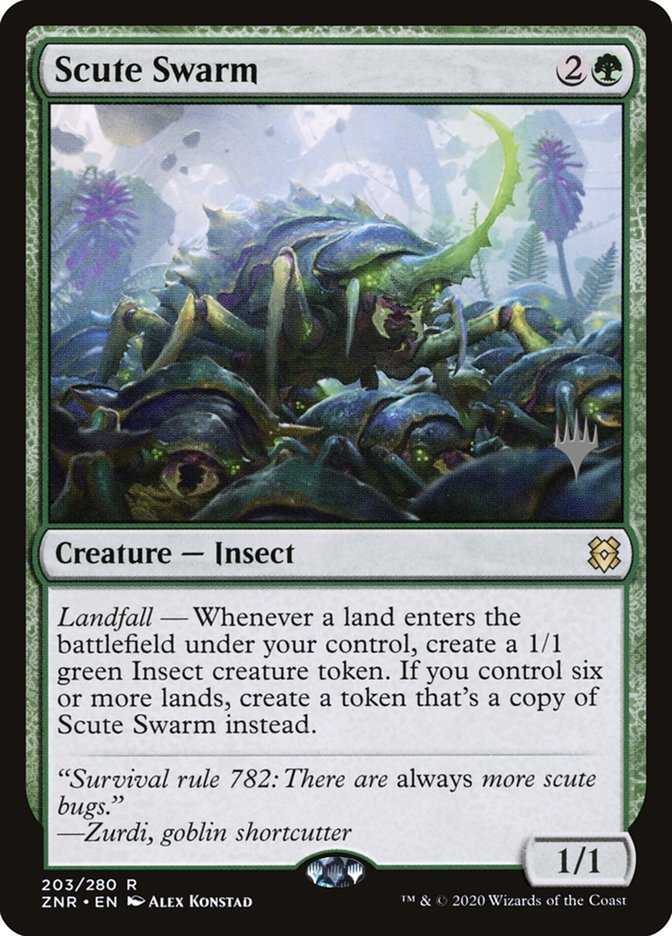 Scute Swarm (Promo Pack) [Zendikar Rising Promos] | Jack's On Queen