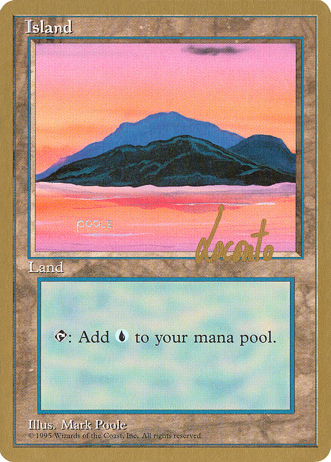 Island (ml369) (Michael Loconto) [Pro Tour Collector Set] | Jack's On Queen