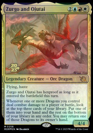 Zurgo and Ojutai [March of the Machine Prerelease Promos] | Jack's On Queen