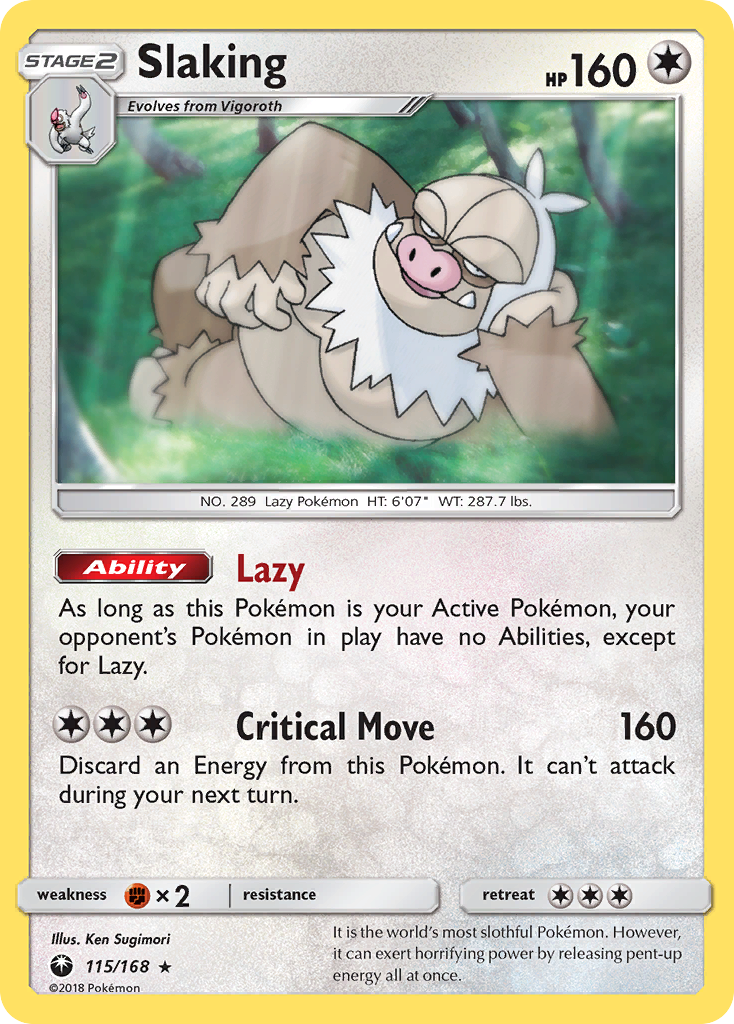 Slaking (115/168) [Sun & Moon: Celestial Storm] | Jack's On Queen