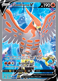 Talonflame V (168/185) [Sword & Shield: Vivid Voltage] | Jack's On Queen