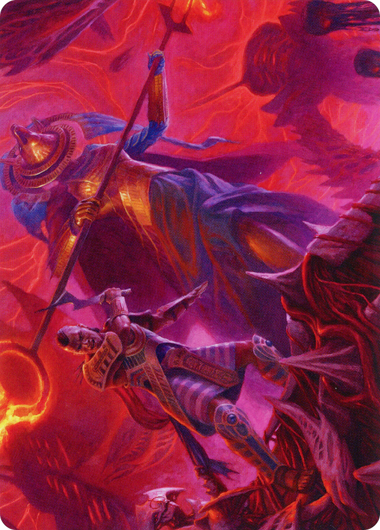 Djeru and Hazoret Art Card [March of the Machine Art Series] | Jack's On Queen