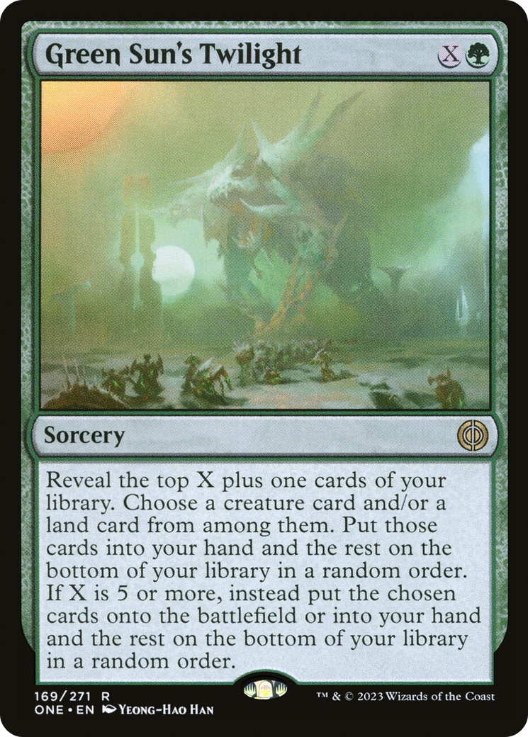 Green Sun's Twilight [Phyrexia: All Will Be One] | Jack's On Queen