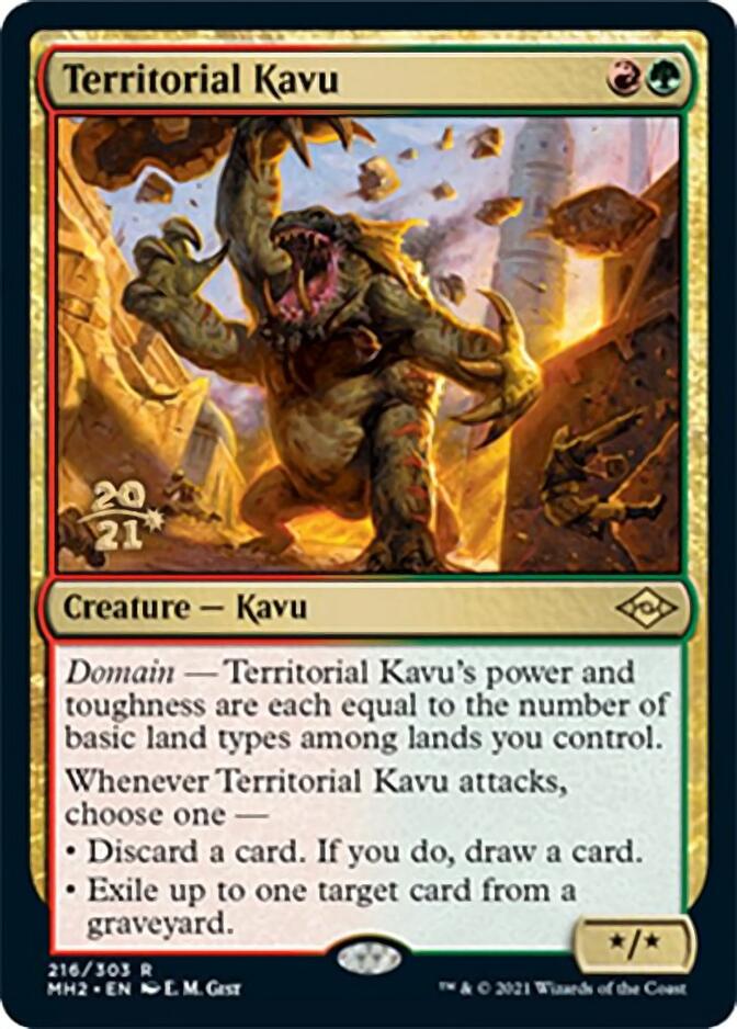 Territorial Kavu [Modern Horizons 2 Prerelease Promos] | Jack's On Queen
