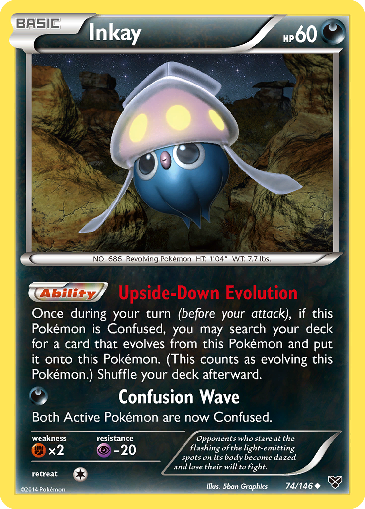 Inkay (74/146) [XY: Base Set] | Jack's On Queen