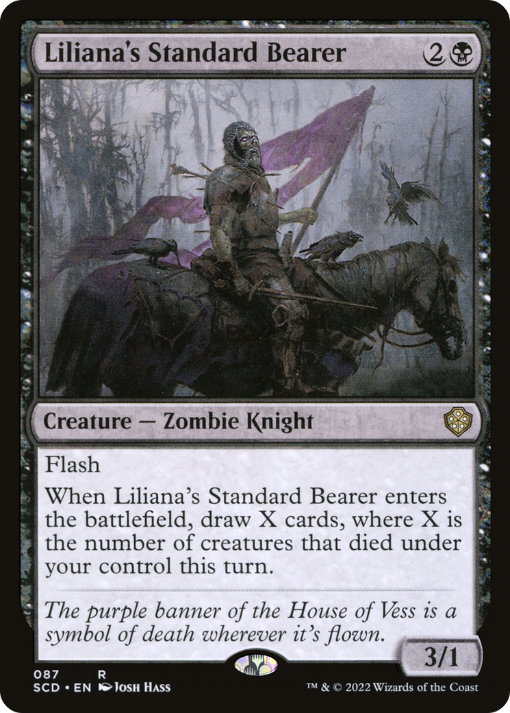 Liliana's Standard Bearer [Starter Commander Decks] | Jack's On Queen