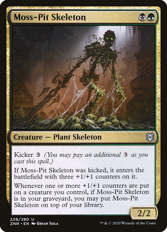 Moss-Pit Skeleton [Zendikar Rising] | Jack's On Queen