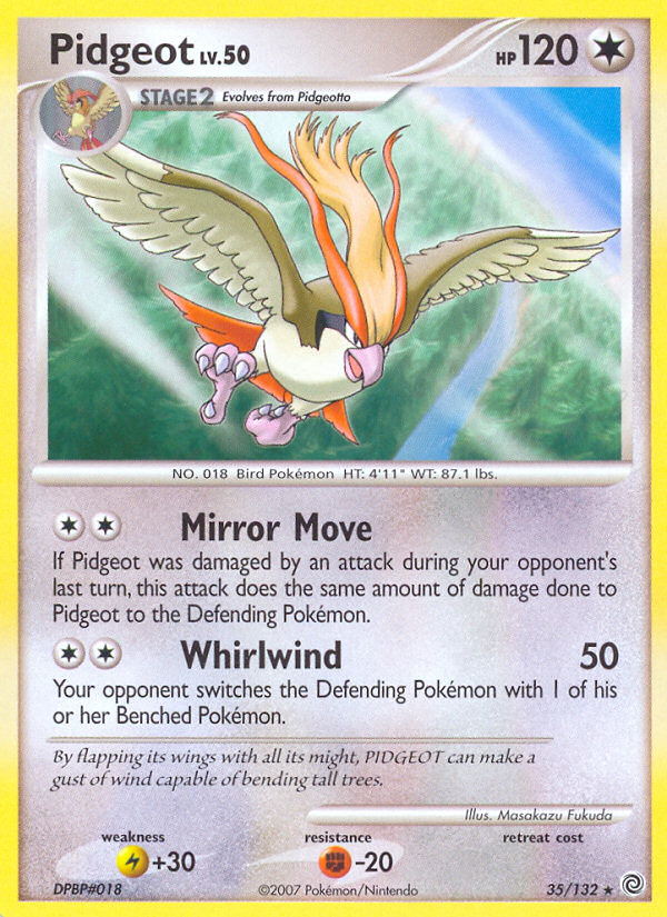Pidgeot (35/132) [Diamond & Pearl: Secret Wonders] | Jack's On Queen