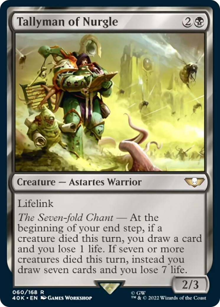 Tallyman of Nurgle (Surge Foil) [Universes Beyond: Warhammer 40,000] | Jack's On Queen