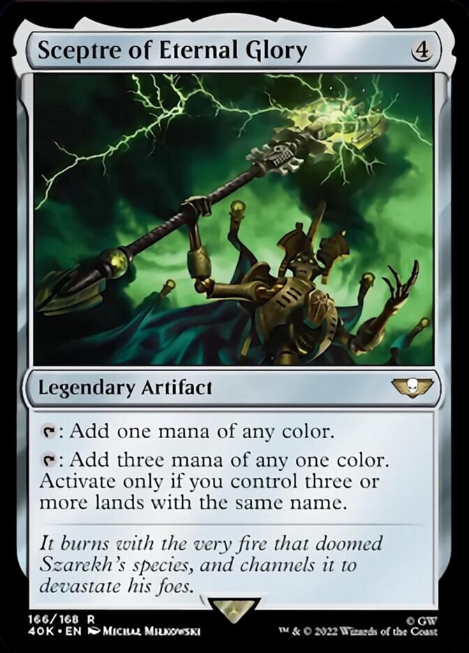 Sceptre of Eternal Glory (Surge Foil) [Universes Beyond: Warhammer 40,000] | Jack's On Queen