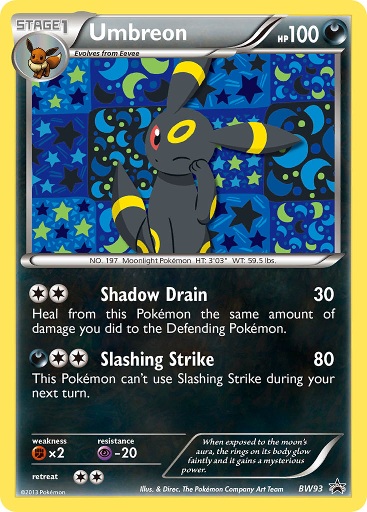 Umbreon (BW93) [Black & White: Black Star Promos] | Jack's On Queen