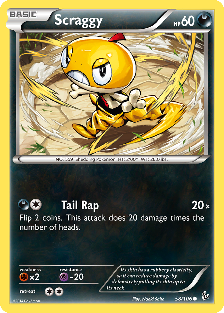 Scraggy (58/106) [XY: Flashfire] | Jack's On Queen