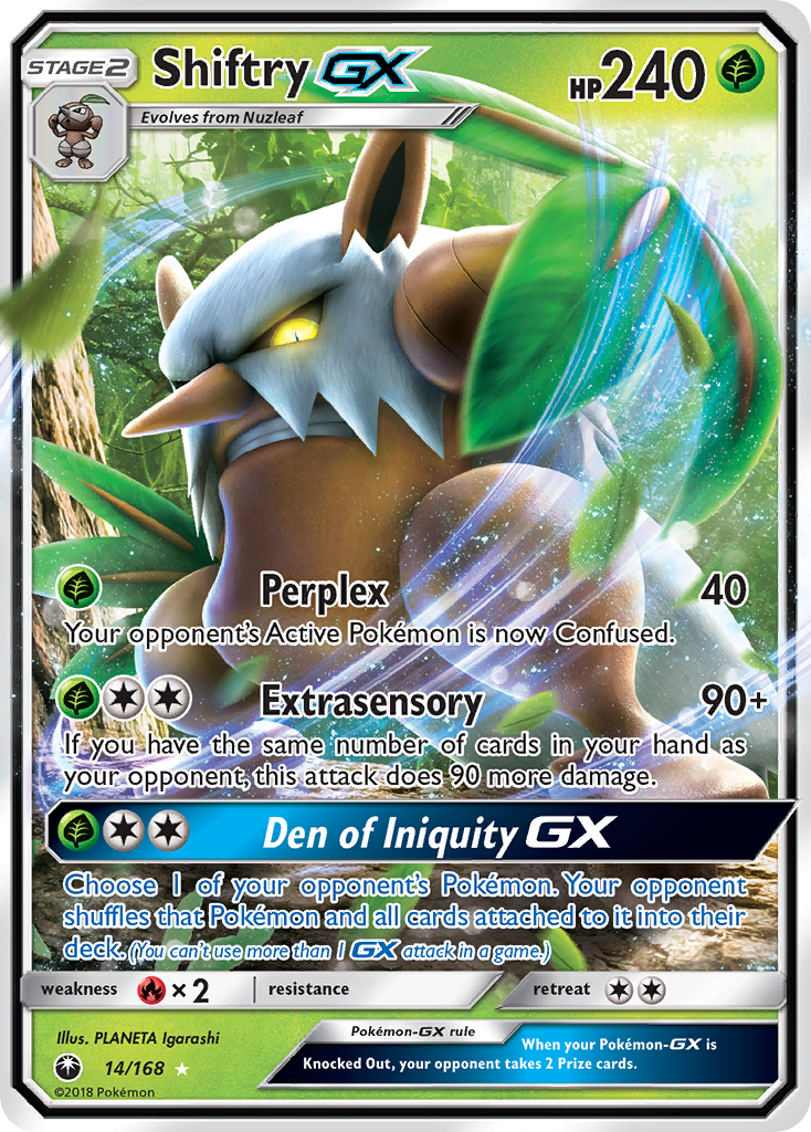 Shiftry GX (14/168) [Sun & Moon: Celestial Storm] | Jack's On Queen