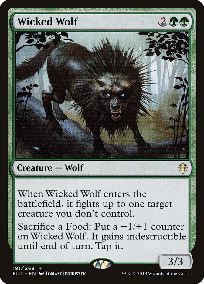 Wicked Wolf [Throne of Eldraine] | Jack's On Queen