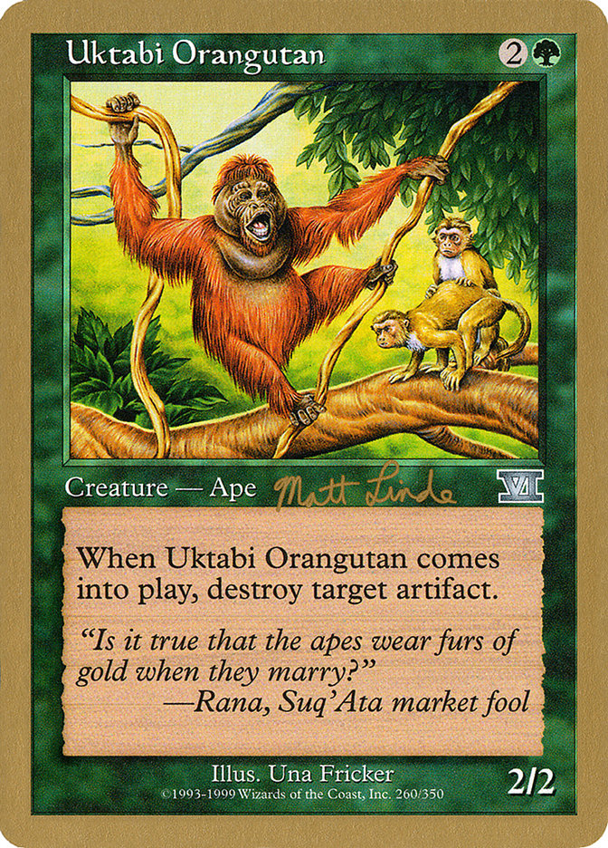 Uktabi Orangutan (Matt Linde) [World Championship Decks 1999] | Jack's On Queen