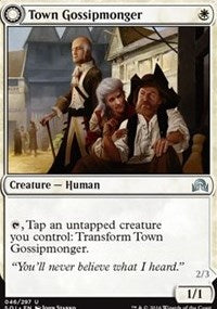 Town Gossipmonger [Shadows over Innistrad] | Jack's On Queen