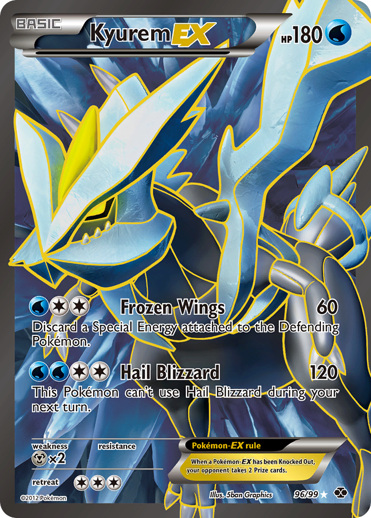 Kyurem EX (96/99) [Black & White: Next Destinies] | Jack's On Queen