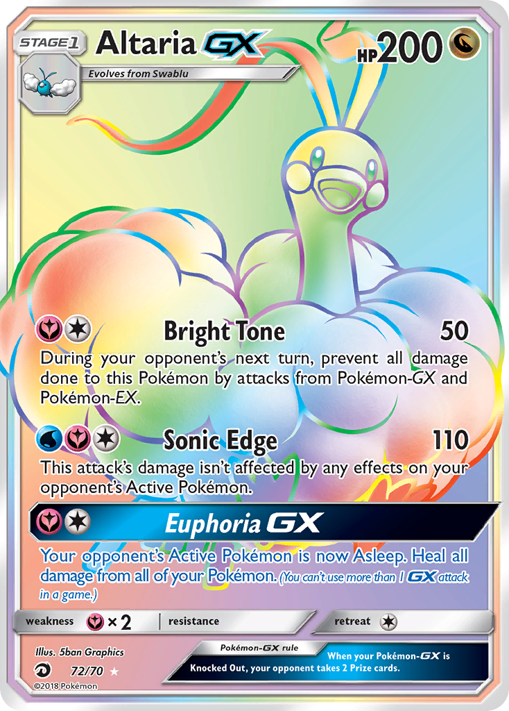 Altaria GX (72/70) [Sun & Moon: Dragon Majesty] | Jack's On Queen