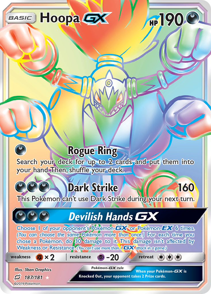 Hoopa GX (187/181) [Sun & Moon: Team Up] | Jack's On Queen