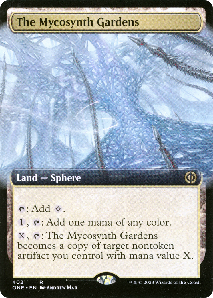 The Mycosynth Gardens (Extended Art) [Phyrexia: All Will Be One] | Jack's On Queen