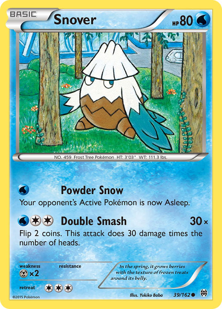 Snover (39/162) [XY: BREAKthrough] | Jack's On Queen