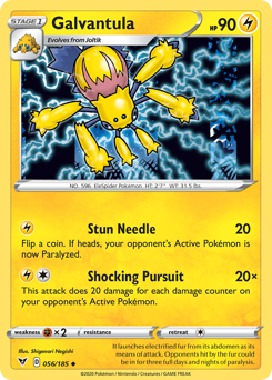 Galvantula (056/185) [Sword & Shield: Vivid Voltage] | Jack's On Queen