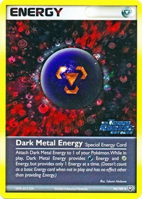 Dark Metal Energy (94/109) (Stamped) [EX: Team Rocket Returns] | Jack's On Queen