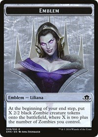 Emblem - Liliana, the Last Hope [Eldritch Moon Tokens] | Jack's On Queen
