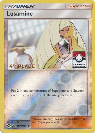 Lusamine (153a/156) (League Challenge Alt Art 4th Place) [Sun & Moon: Ultra Prism] | Jack's On Queen