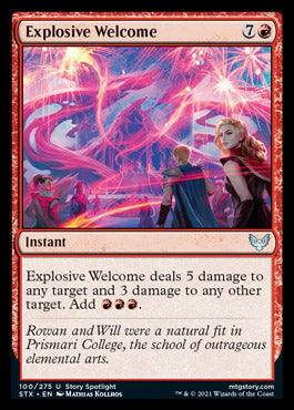 Explosive Welcome [Strixhaven: School of Mages] | Jack's On Queen