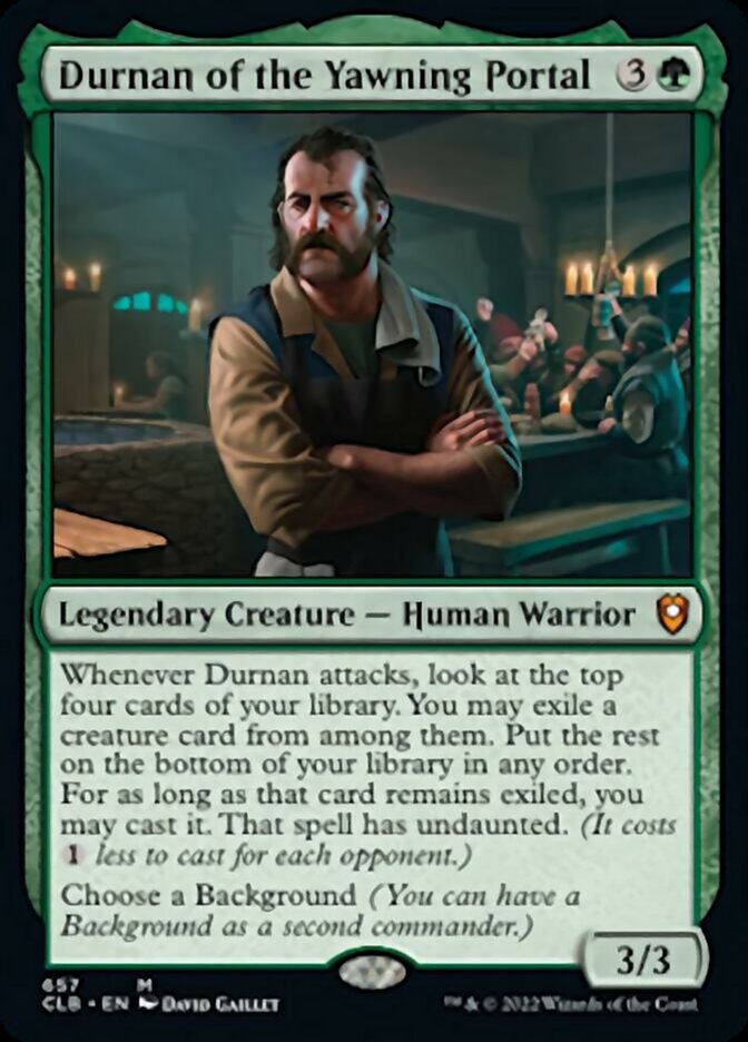Durnan of the Yawning Portal [Commander Legends: Battle for Baldur's Gate] | Jack's On Queen